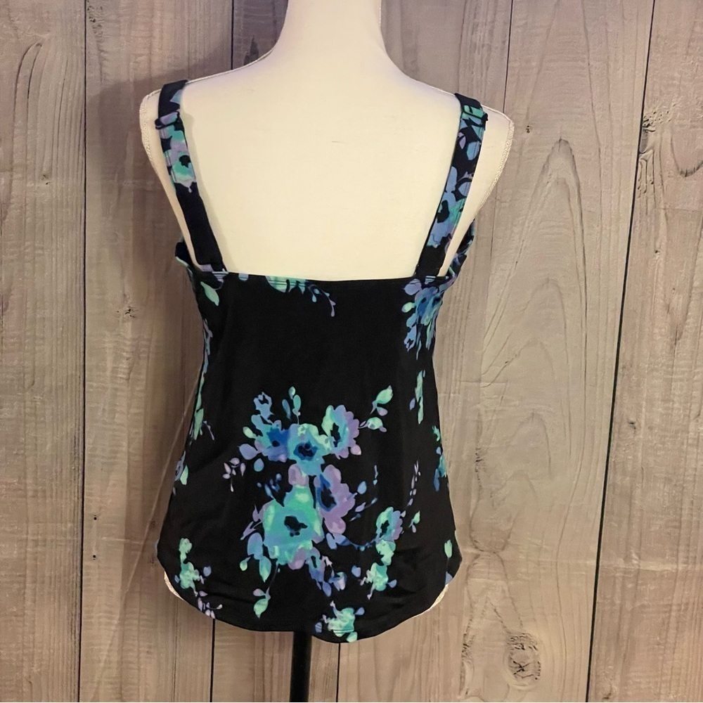 Unbranded Floral Swim Top, Medium - Picture 3 of 7